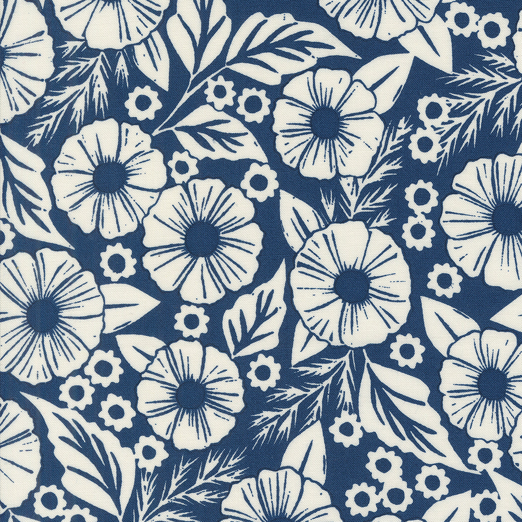 Indigo - Paper Flowers from Field of Flowers by Katharine Watson