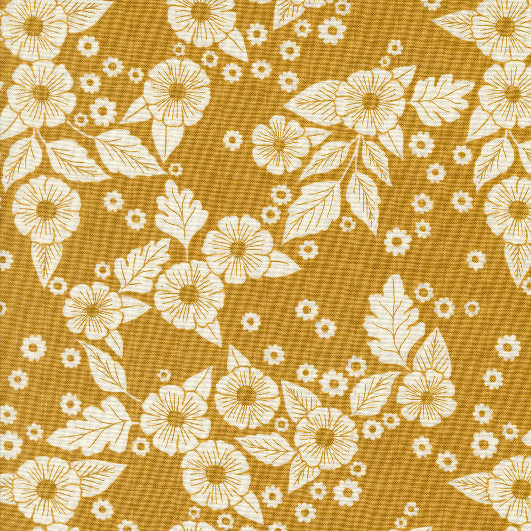 Goldenrod - Floral Scatter from Field of Flowers by Katharine Watson