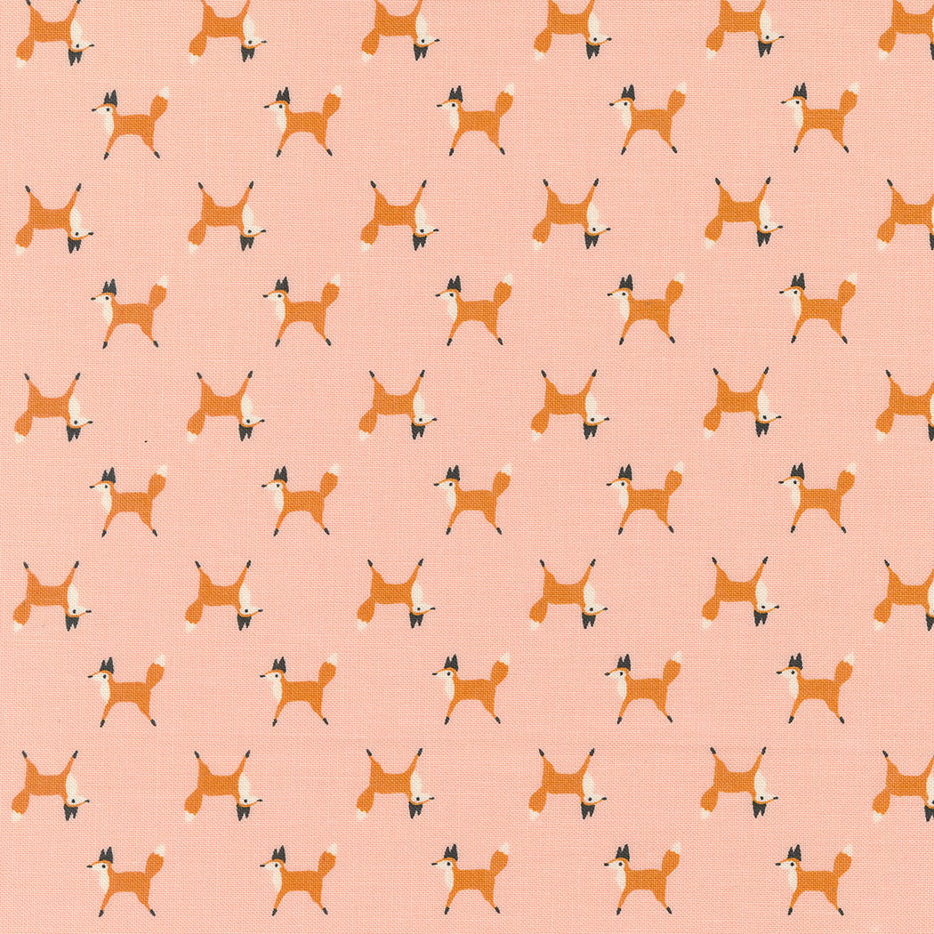 Fox Trot- Blush from Woodland Wonder by Gingiber for Moda