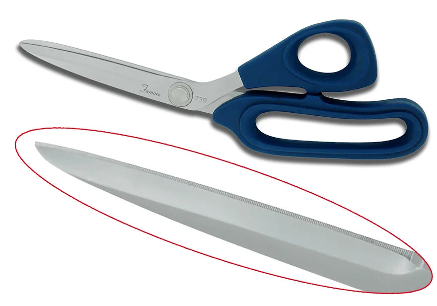 Scissors: Micro Serrated Comfort Grip Shears by Famore