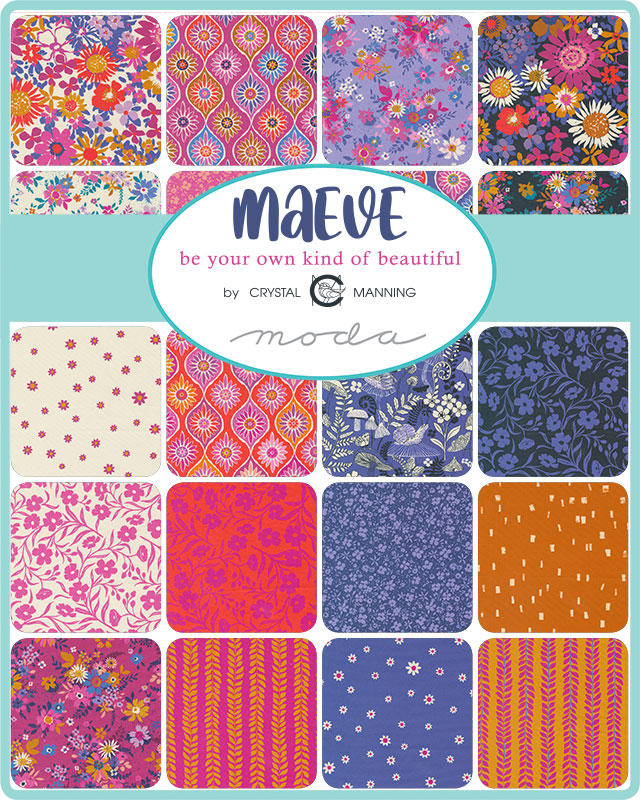 Fat Quarter Bundle- Maeve by Crystal Manning for Moda