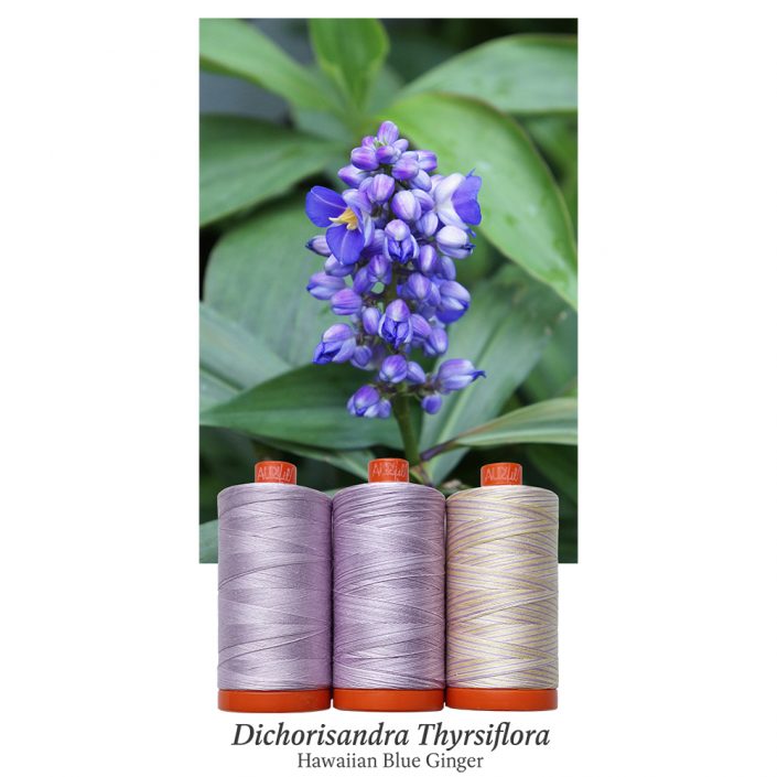 Aurifil Color Builder - Hawaiian Blue Ginger