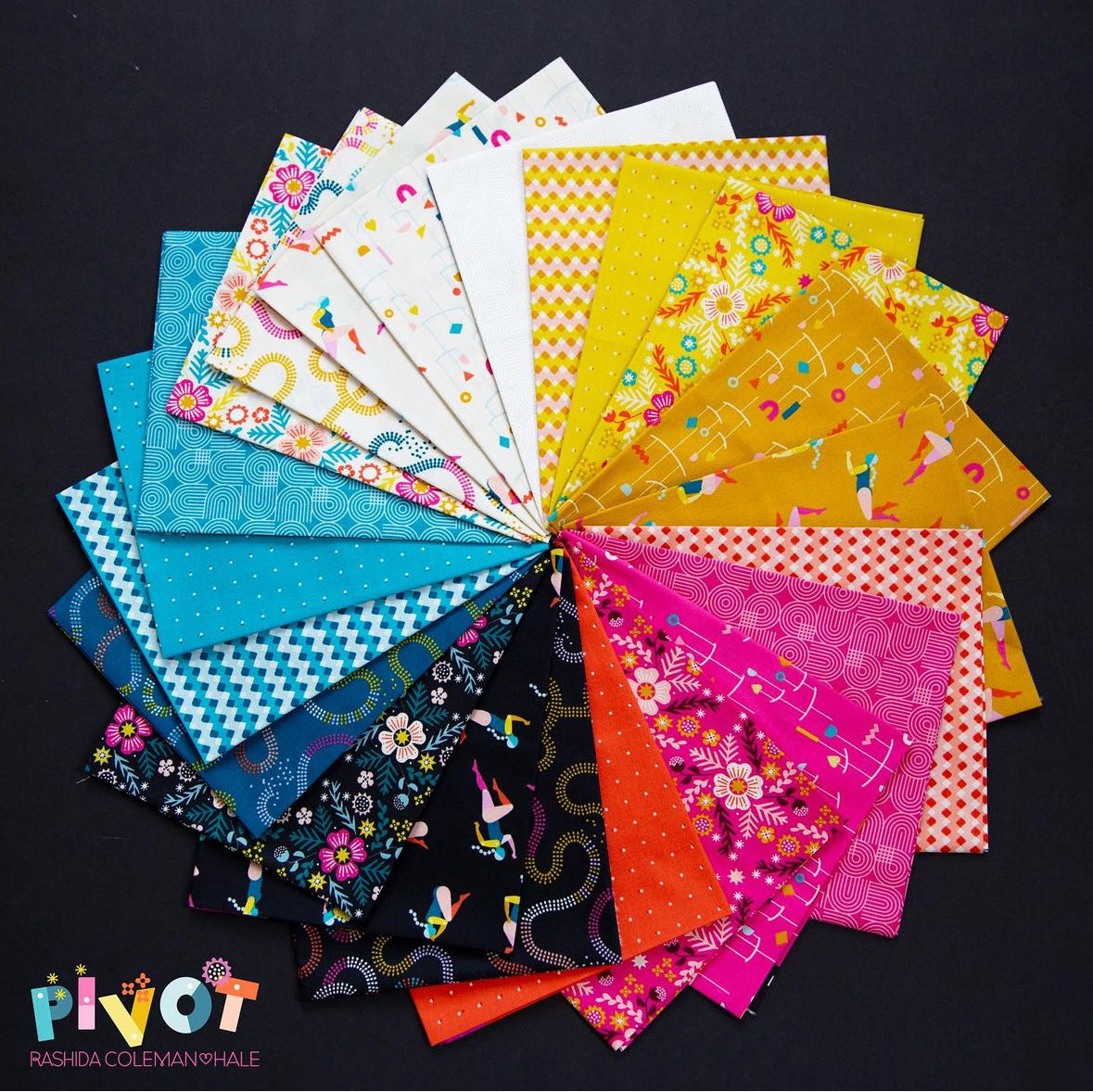 Pivot Fat Quarter Bundle by Rashida Coleman Hale for Ruby Star Society