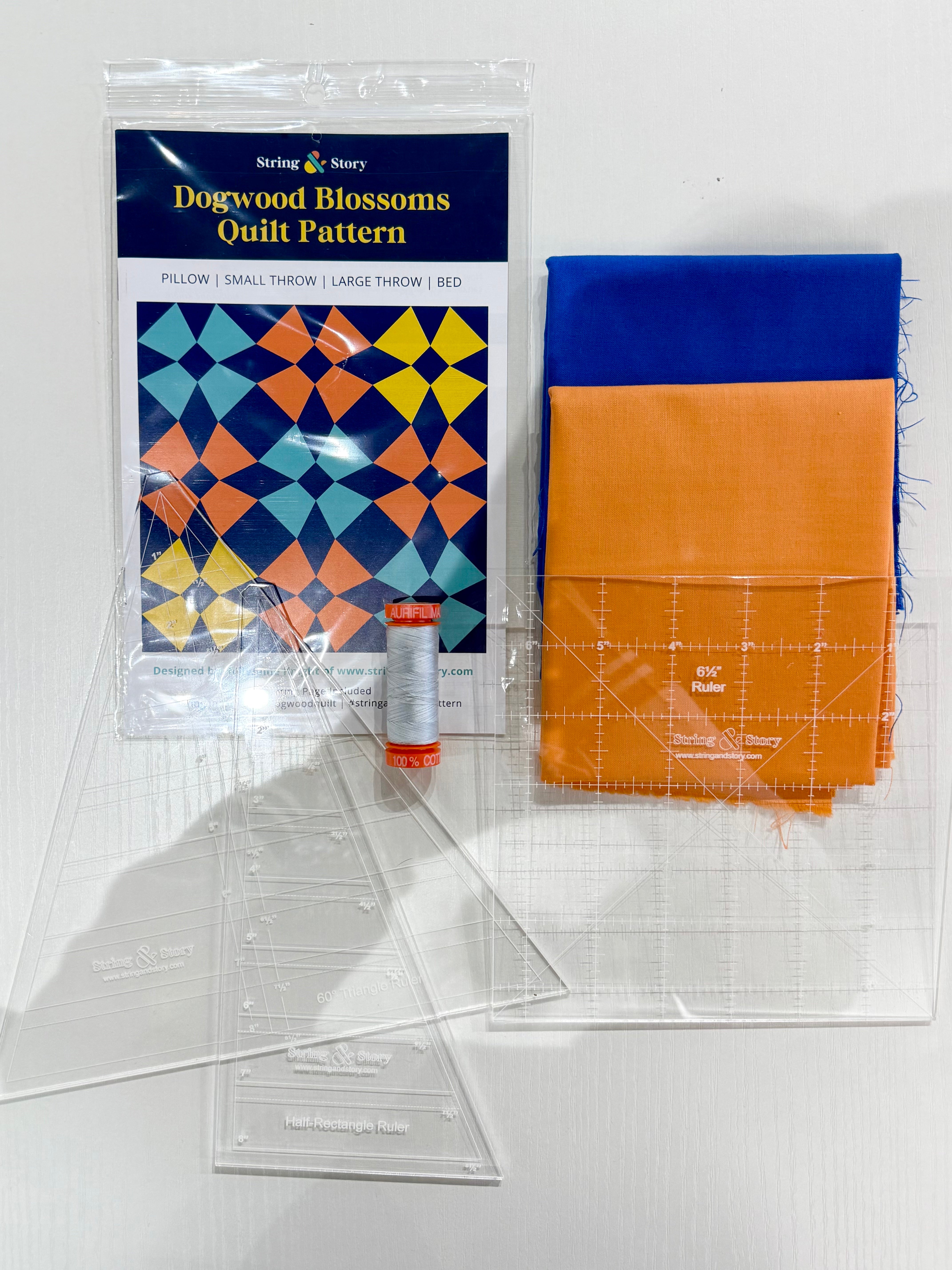 Dogwood Blossoms Quilt Kit: Pattern & Notions