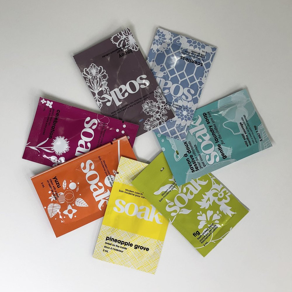 Laundry Soap - MINISOAK Travel Packets by Soak