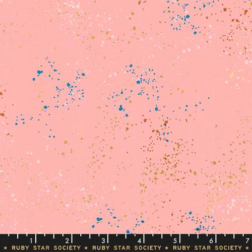 Candy Pick- Speckled Metallic Fabric by Rashida Coleman Hale for Ruby Star Society