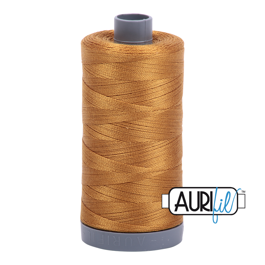 Aurifil Thread - 2975 Brass Gold