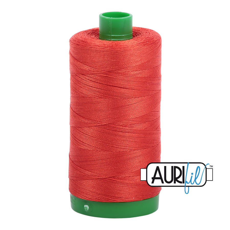 Aurifil Thread - 2245 Red Orange