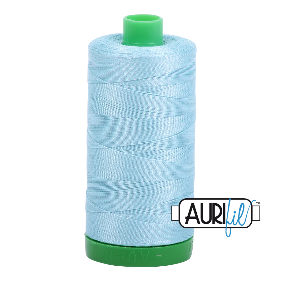 Aurifil Thread - 2805 Light Grey Turquoise