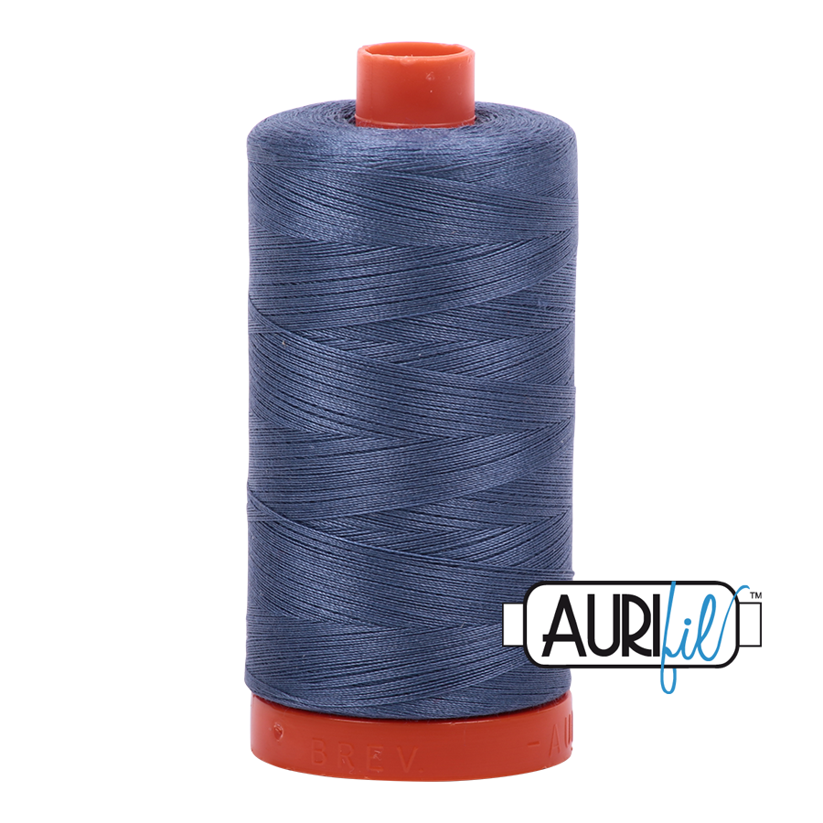 Aurifil Thread - 1248 Dark Grey Blue