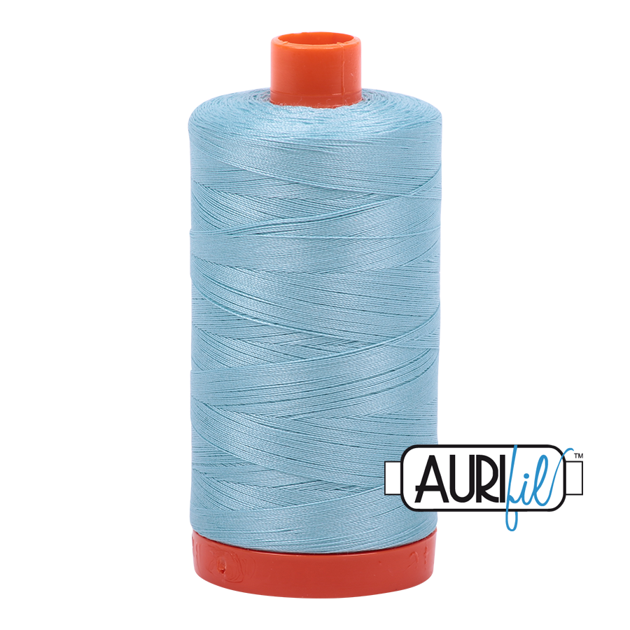 Aurifil Thread - 2805 Light Grey Turquoise