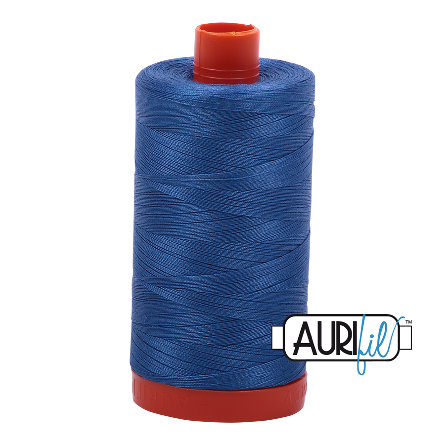 Aurifil Thread - 6738 Peacock Blue