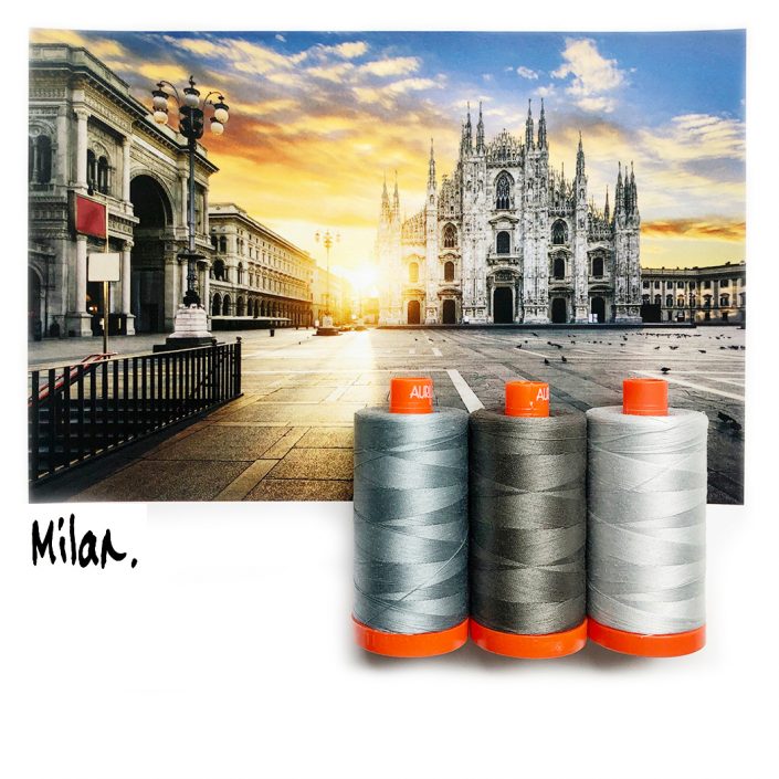 Aurifil Color Builder - Milan Grey