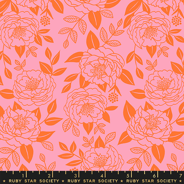 Garden Glow-Azalea -Rise and Shine by Melody Miller of Ruby Star Society for Moda Fabrics