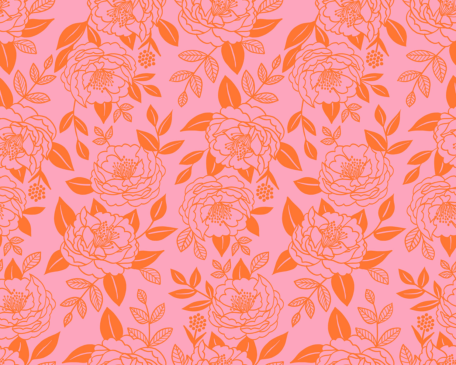 Garden Glow-Azalea -Rise and Shine by Melody Miller of Ruby Star Society for Moda Fabrics