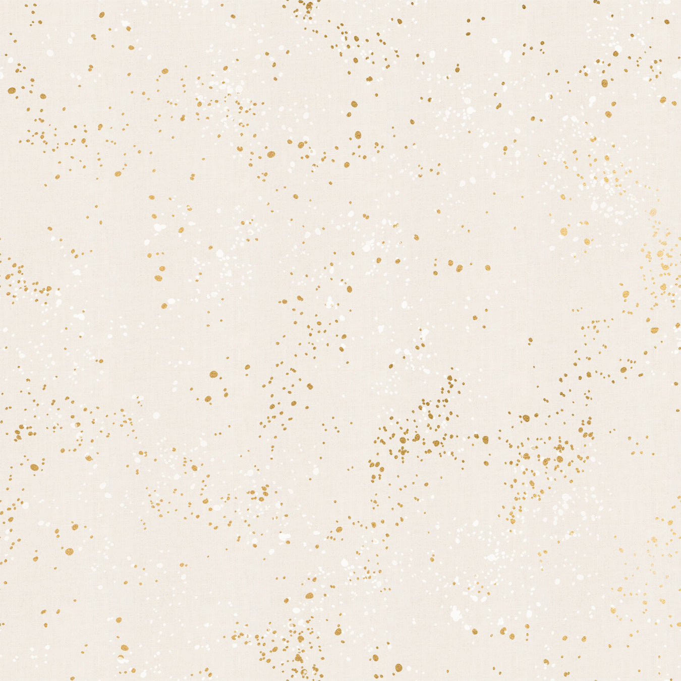 White Gold- Speckled Metallic Fabric by Rashida Coleman Hale for Ruby Star Society of Moda