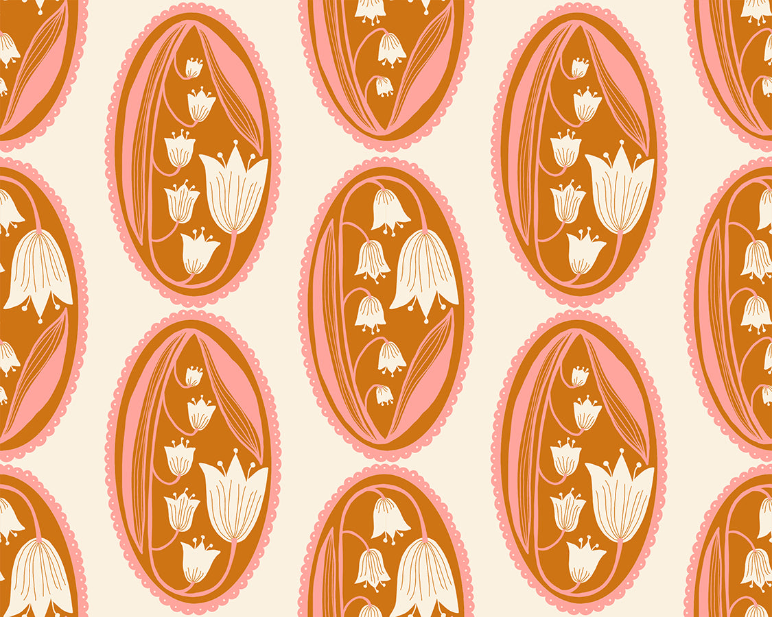 Natural - Lily of the Valley Cameo from Endpaper by Jen Hewett for Ruby Star Society