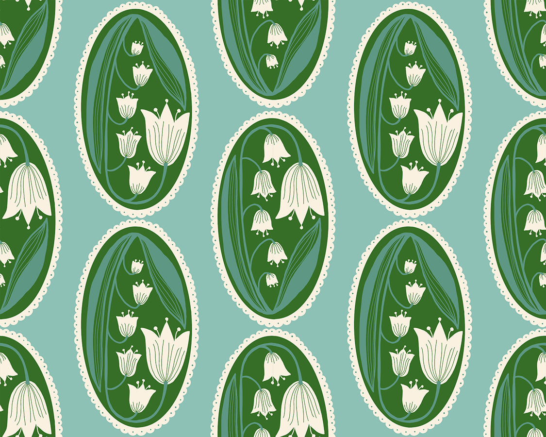 Water - Lily of the Valley Cameo from Endpaper by Jen Hewett for Ruby Star Society