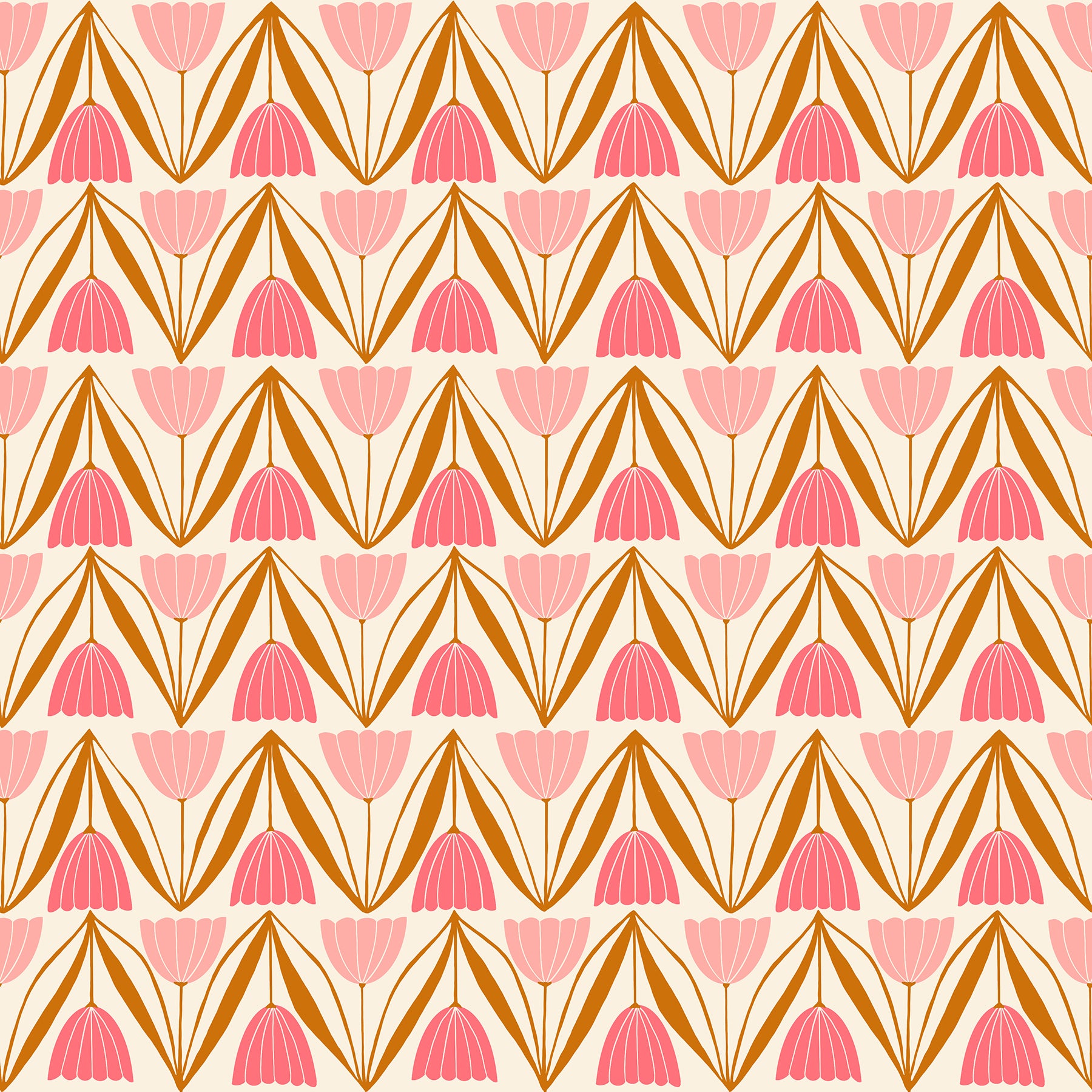 Natural - Tulips from Endpaper by Jen Hewett for Ruby Star Society