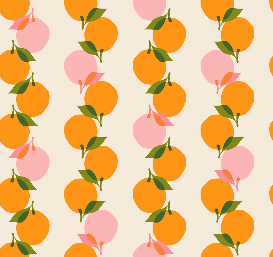 Stacked Up- Orange- Juicy by Melody Miller of Ruby Star Society for Moda Fabrics