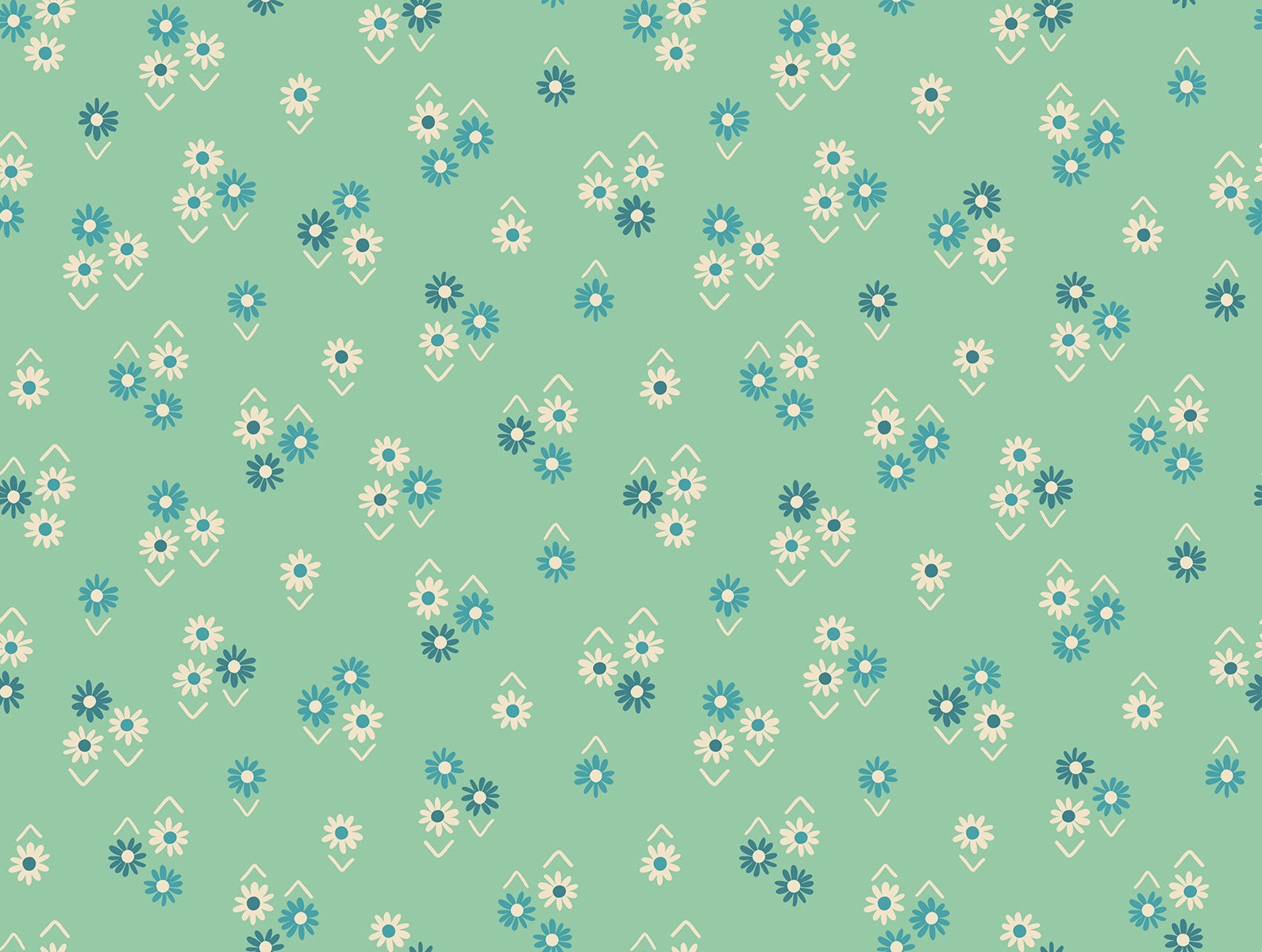 Baby Flowers- Moss- Juicy by Melody Miller of Ruby Star Society for Moda Fabrics