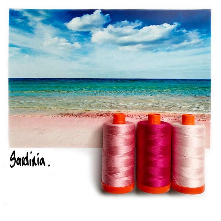 Aurifil Color Builder - Sardinia Pink