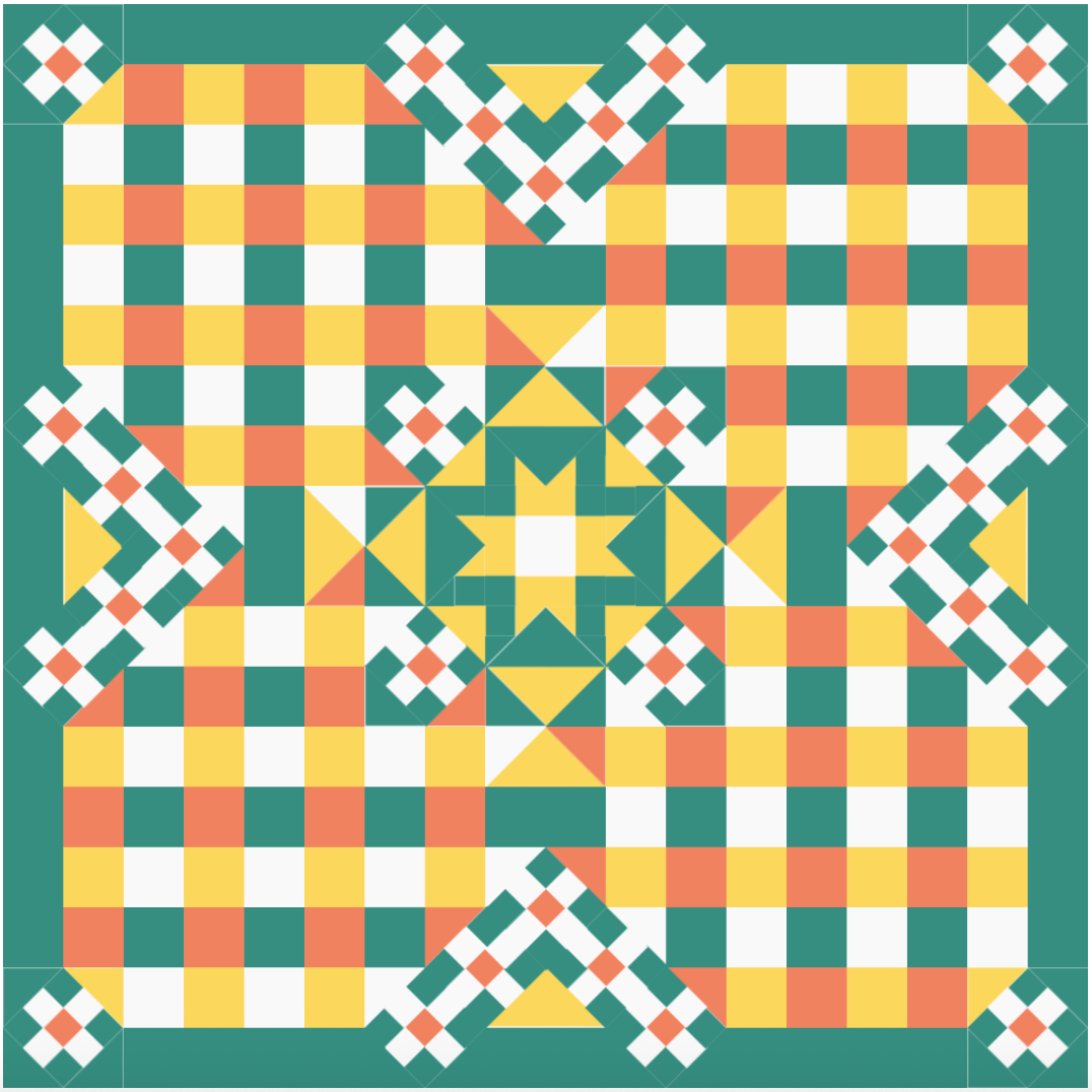 Lumber Jane Kit: THROW: Cover Quilt