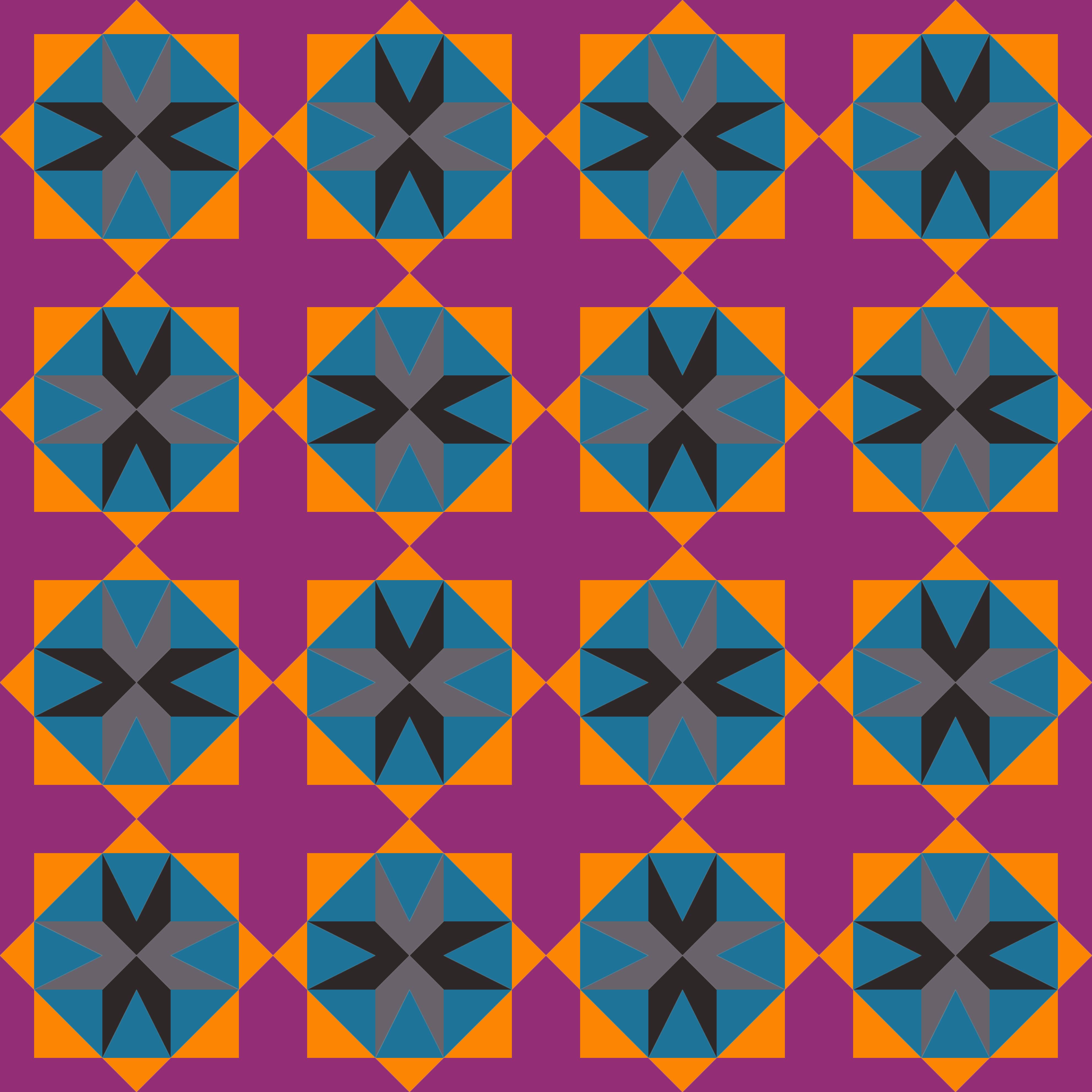 Star Island Kit: LARGE THROW: Dark Stars