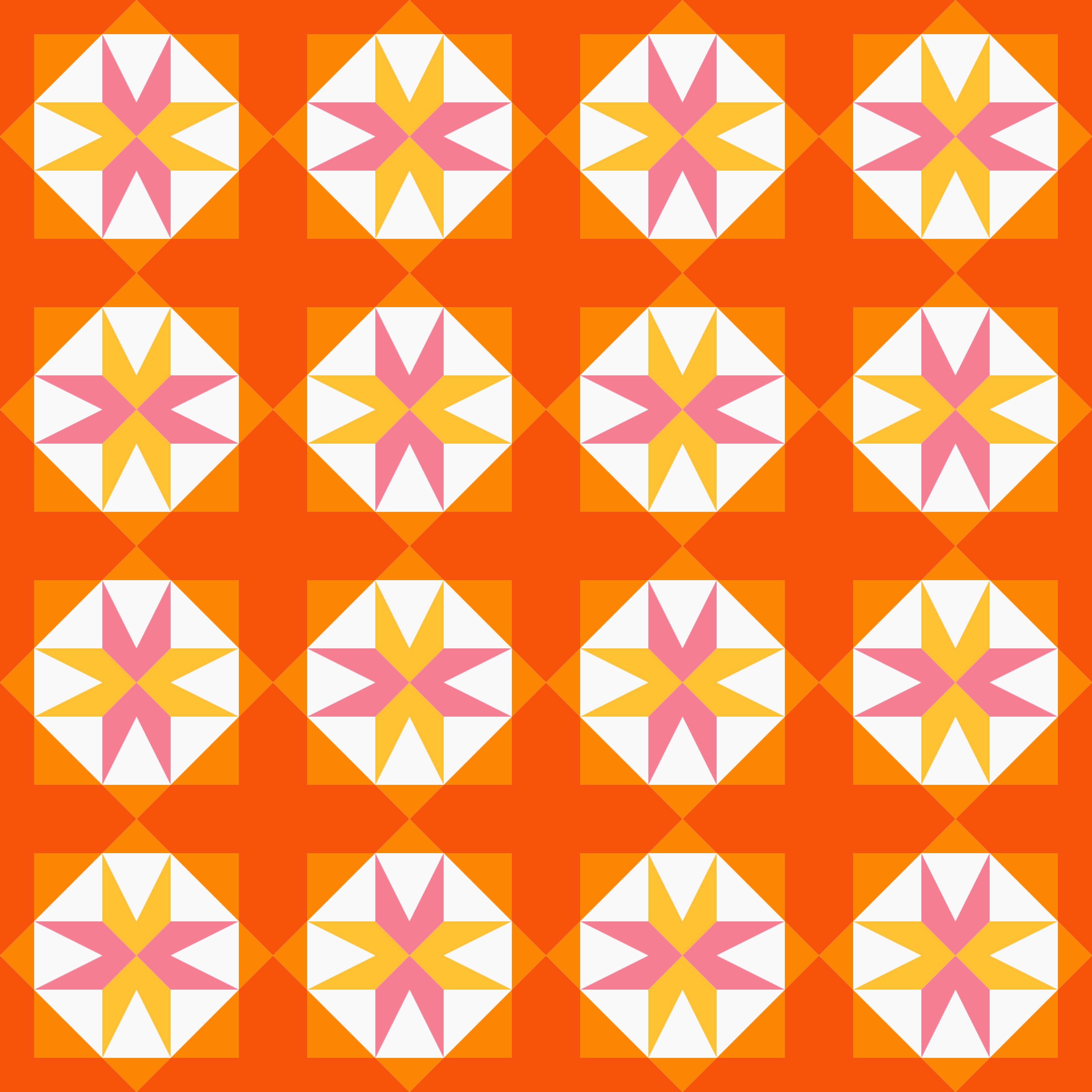 Star Island Kit: LARGE THROW: Sweet Clementine