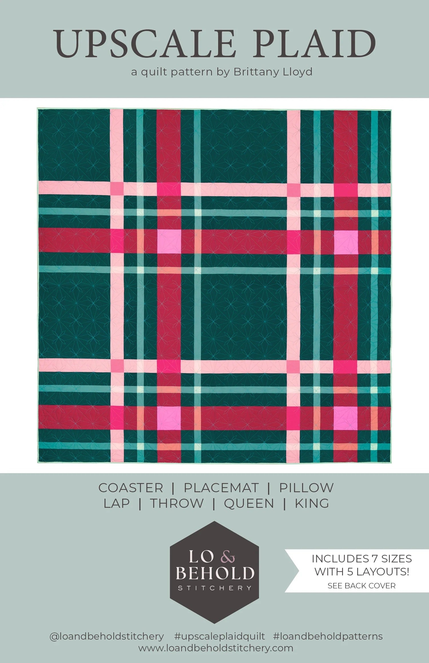 Patterns: Upscale Plaid by Lo & Behold Stitchery