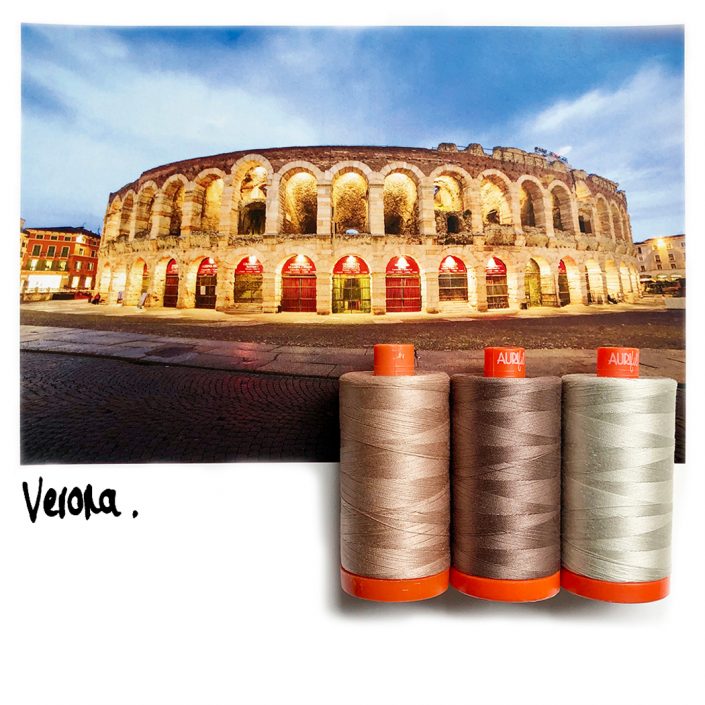 Aurifil Color Builder - Verona Mauve
