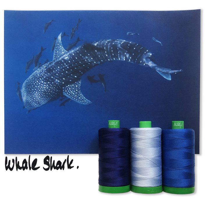 Aurifil Color Builder - Whale Shark