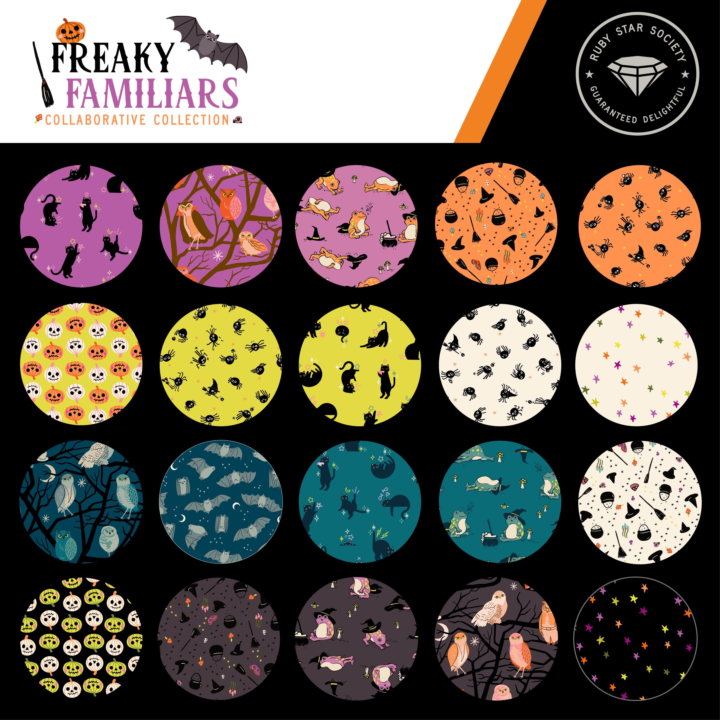 Spooky Natural Freaky Familiars- Starry by Alexia Marcelle Abegg for Ruby Star Society