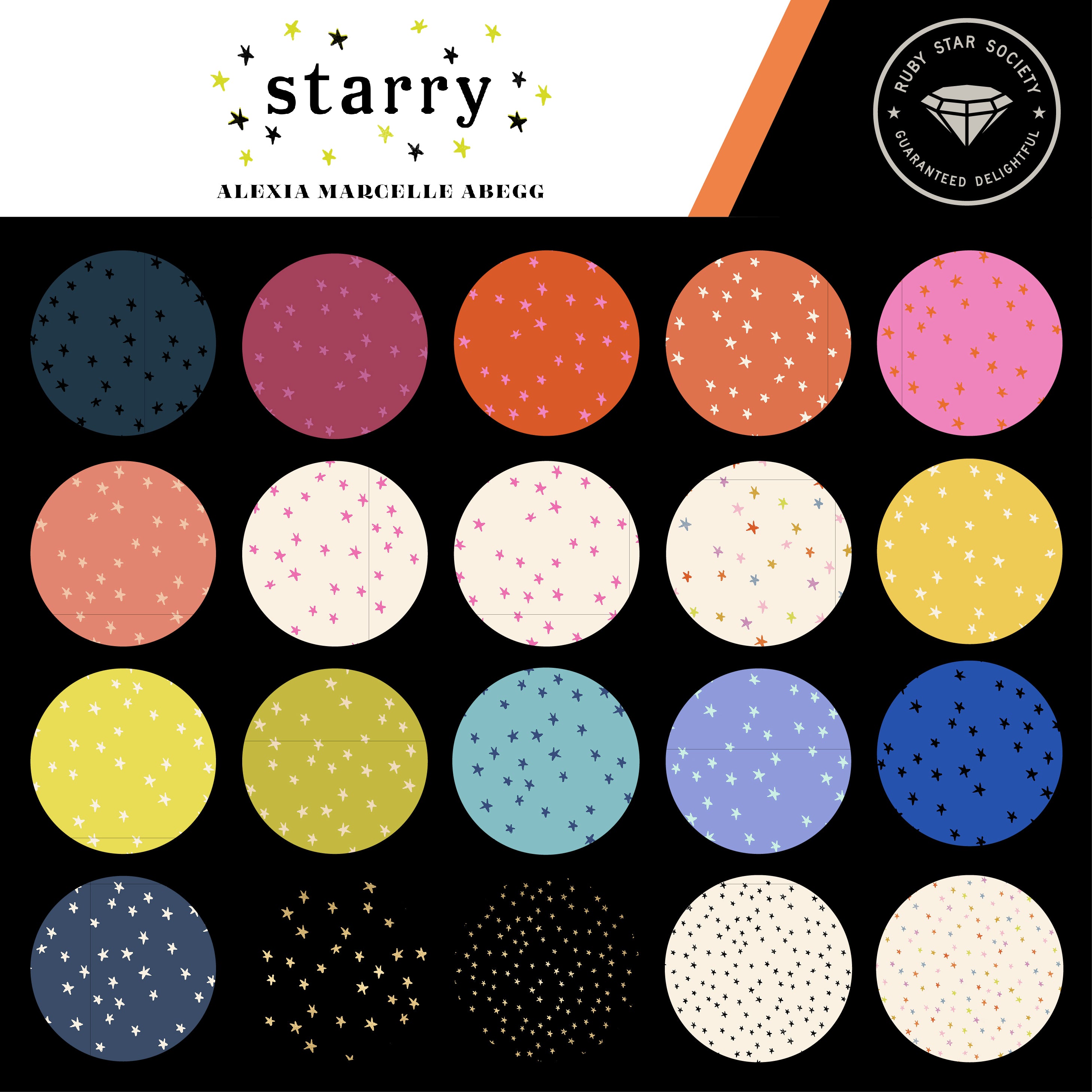 Blue Ribbon - Starry by Alexia Marcelle Abegg for Ruby Star Society