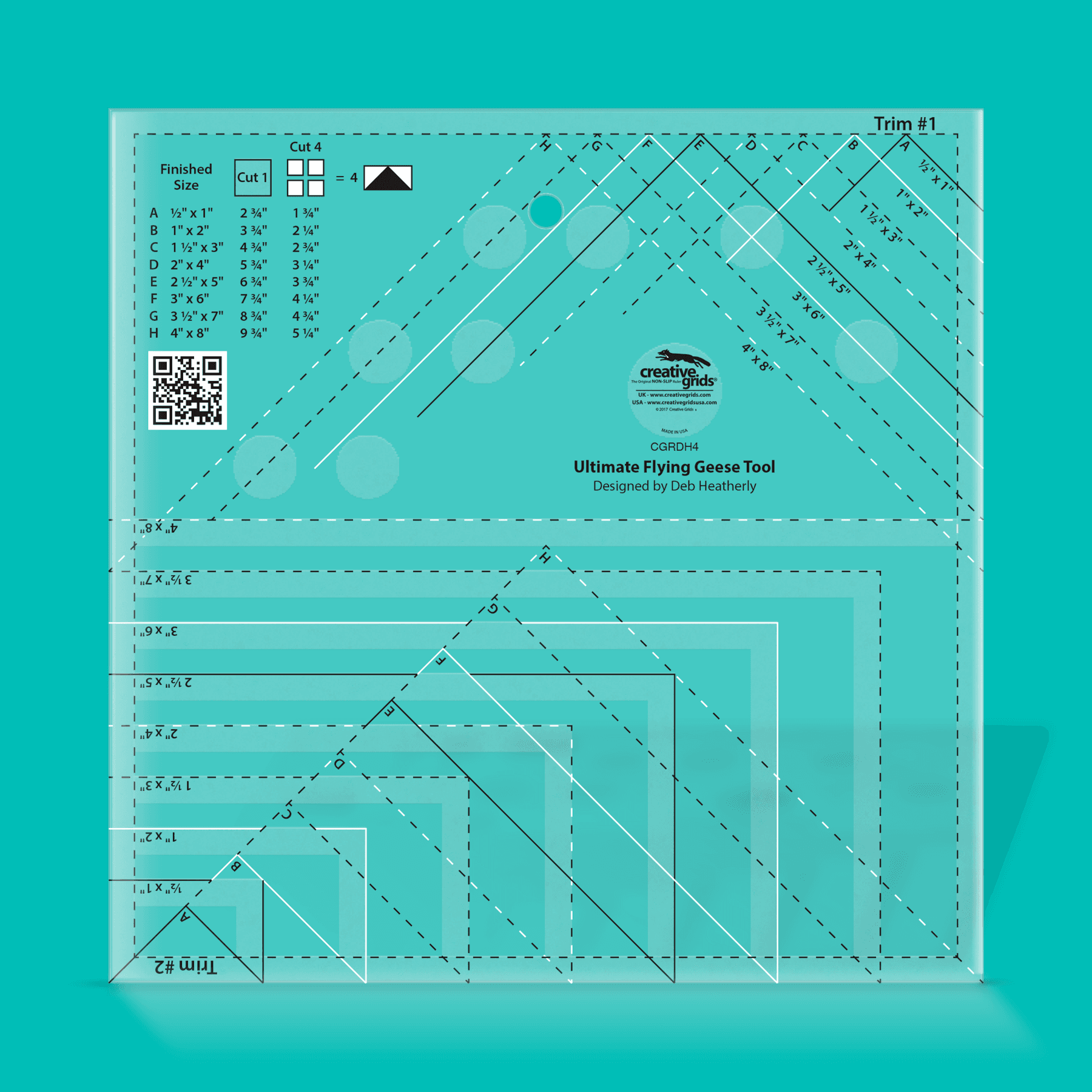 Rulers: Ultimate Flying Geese Tool by Creative Grids