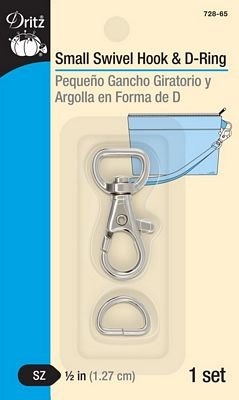 Hardware: Small Swivel Hook & D-ring by Dritz