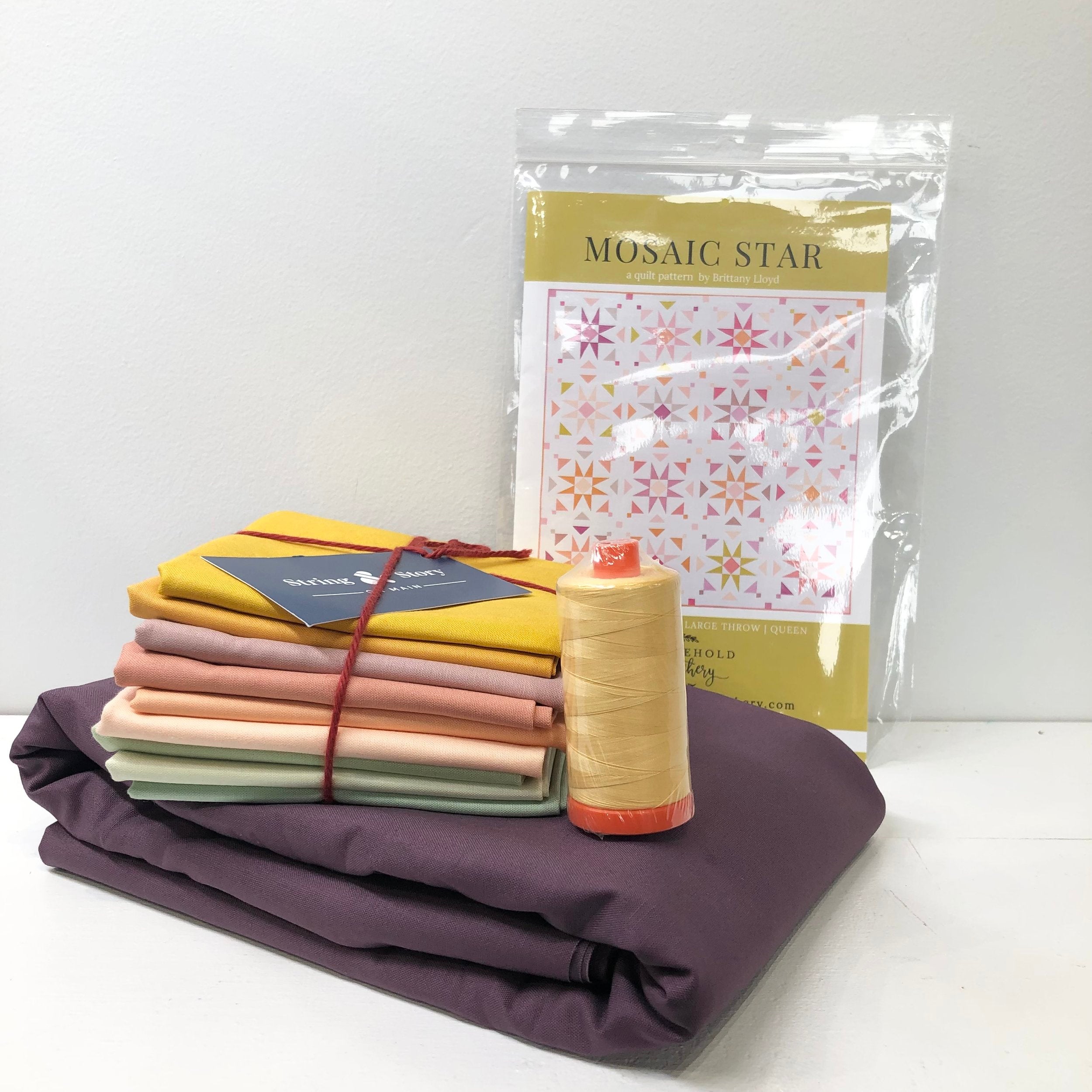 Kit: Mosaic Star Quilt Kit- Crib Size