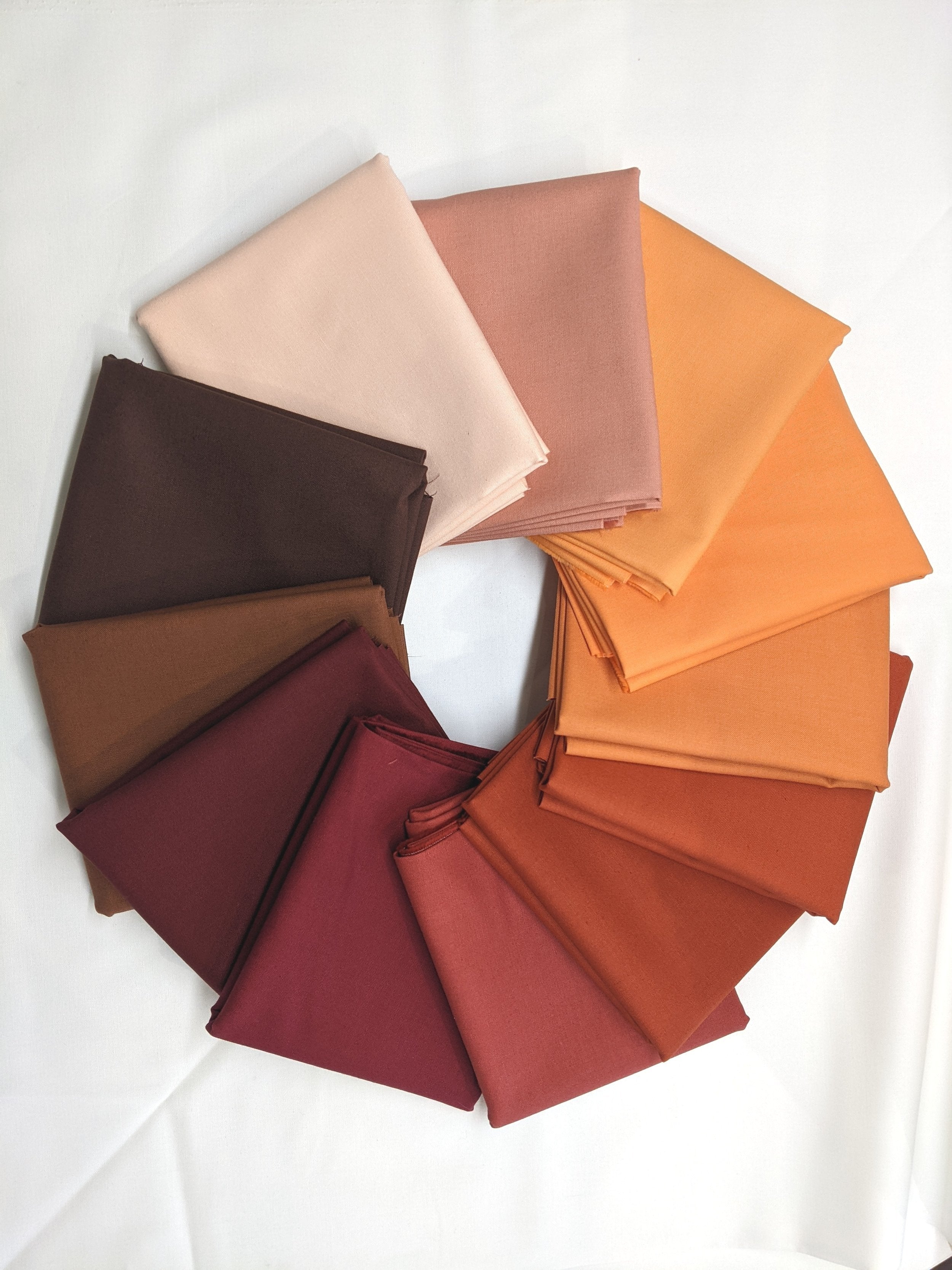 Precut: Bronze Color Wash Bundle - 12 Half Yards