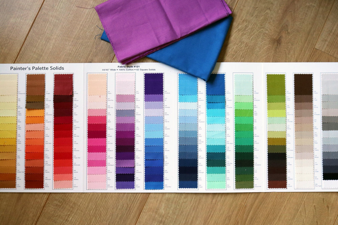 Painter's Palette Solids Color Card