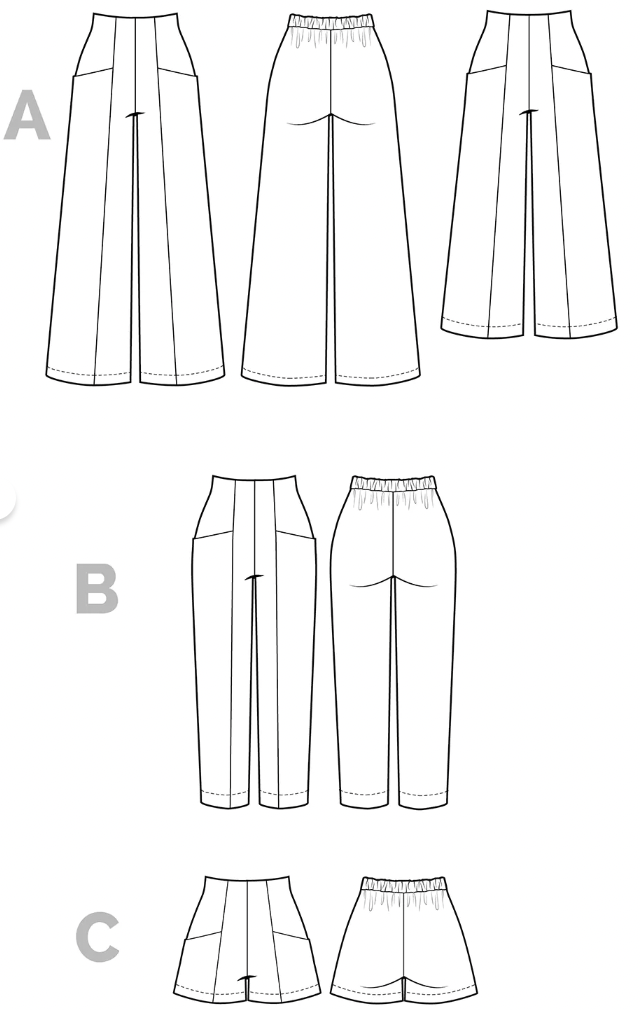Patterns: Pietra Pants + Shorts by Closet Core