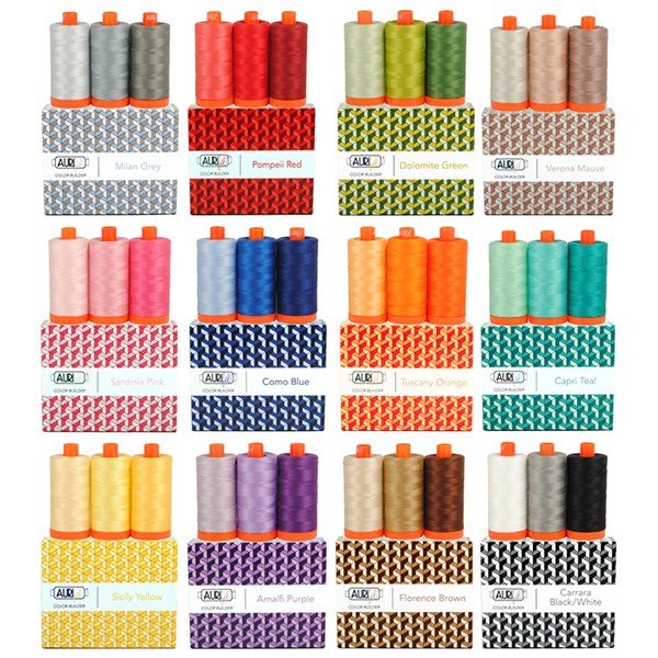 Aurifil Endangered Species Block of the Month - FULL COLLECTION, by Aurifil Thread