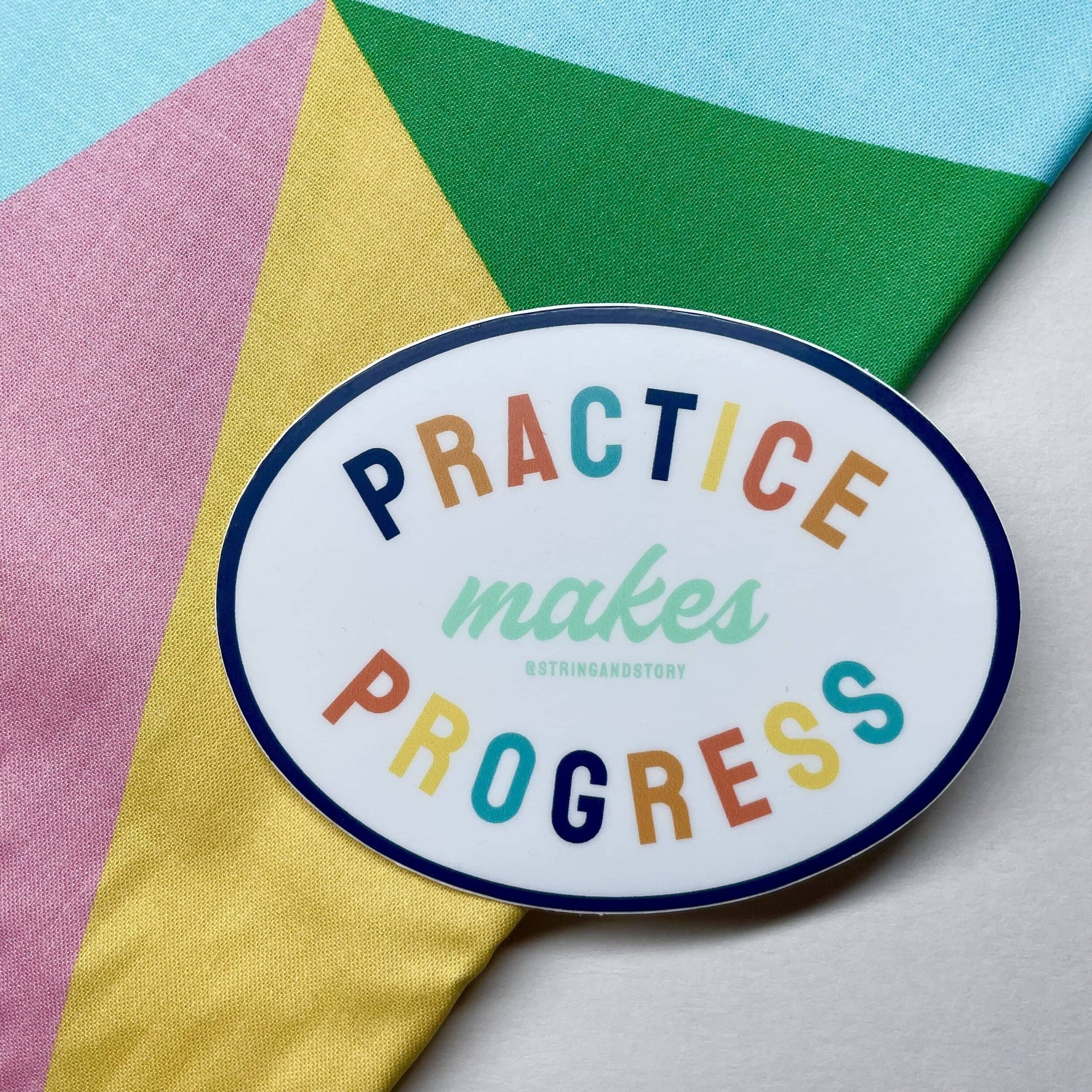 Sticker: Practice Makes Progress