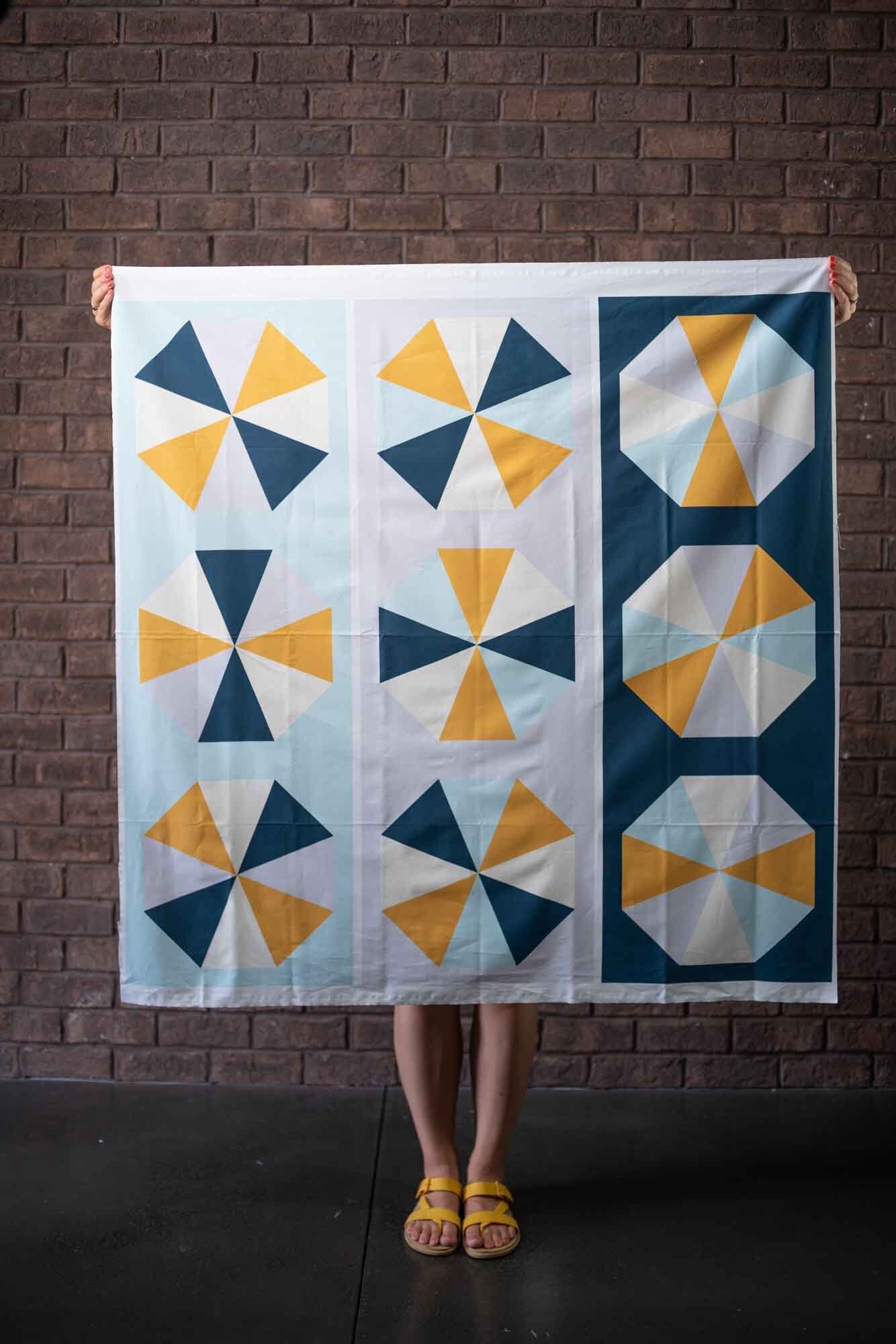 Panels: Octagon Table Runner - Winter Colorway