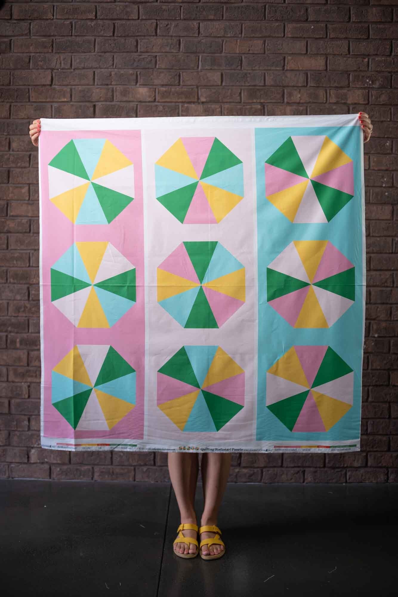 Panels: Octagon Table Runner - Spring Colorway